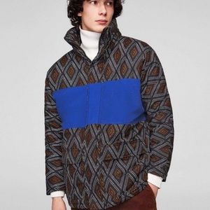 Printed Unisex Puffer Jacket